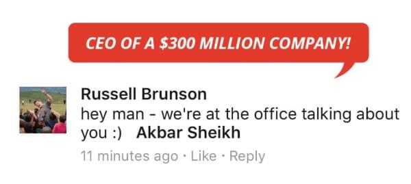 Russel Brunson's Testimonial