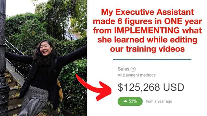 Executive Assistant made 6 figures